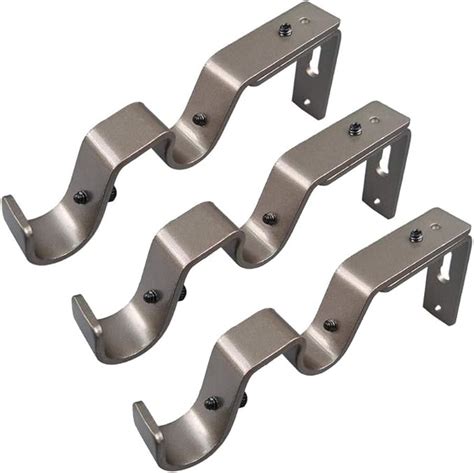 metal rod with brackets|heavy duty curtain rod brackets.